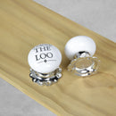 Porcelain Door Knobs - large 60mm Width