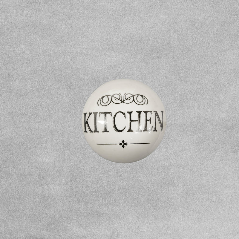 Porcelain Door Knobs - large 60mm Width