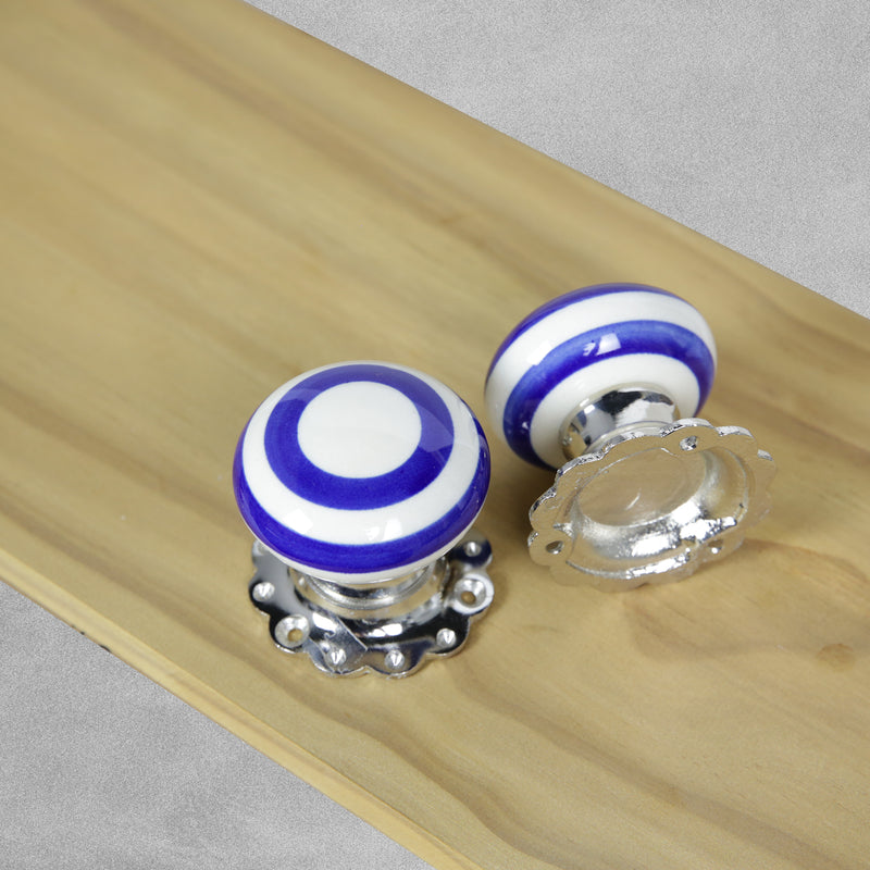 Porcelain Door Knobs - large 60mm Width