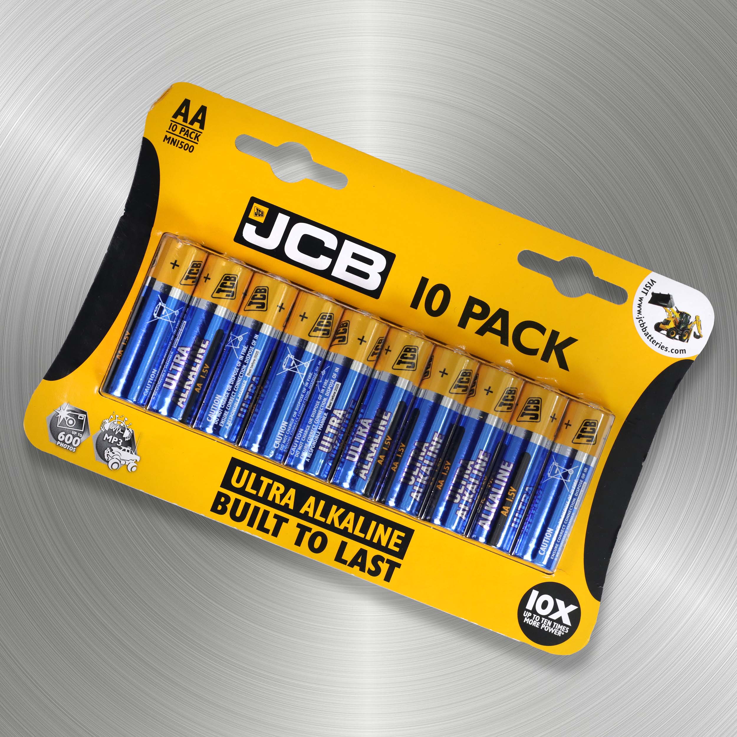 Ultra Alkaline AA - 10 Pack by JCB, sold by In-Excess