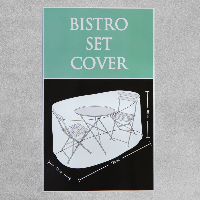 Tom Chambers Prestige Range Garden Covers - Bistro Set Cover - Grey
