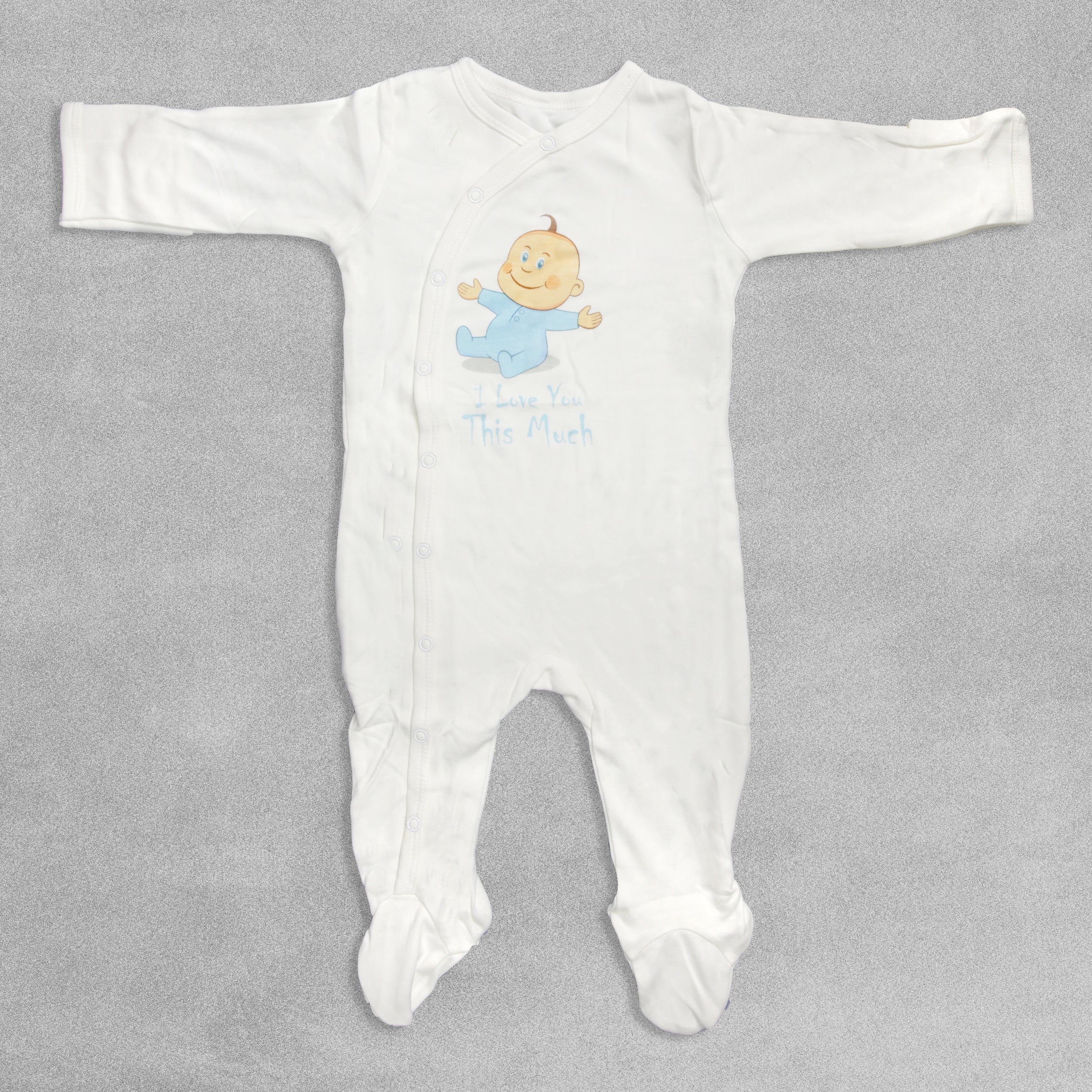 Soft ‘n’ Snuggly Long Sleeved Bamboo Sleepsuit (Pack of 2)