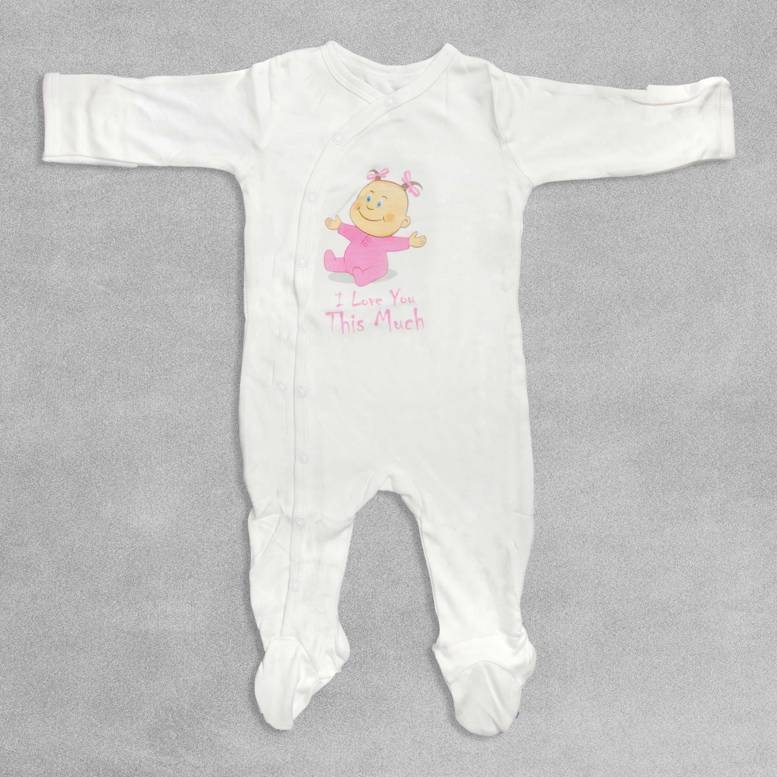 Soft ‘n’ Snuggly Long Sleeved Bamboo Sleepsuit (Pack of 2)