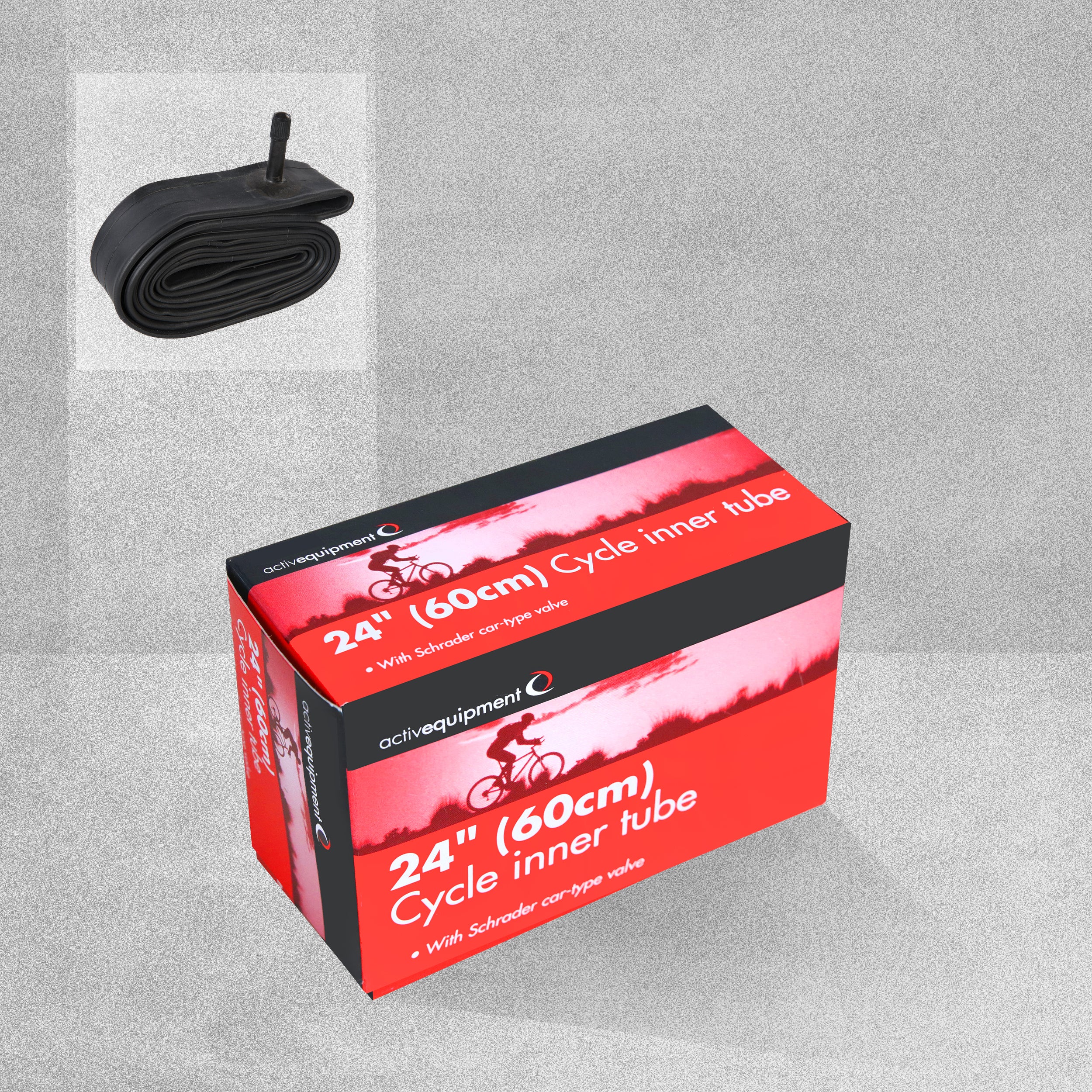 24" (60cm) Cycle Inner Tube - Schrader Valve