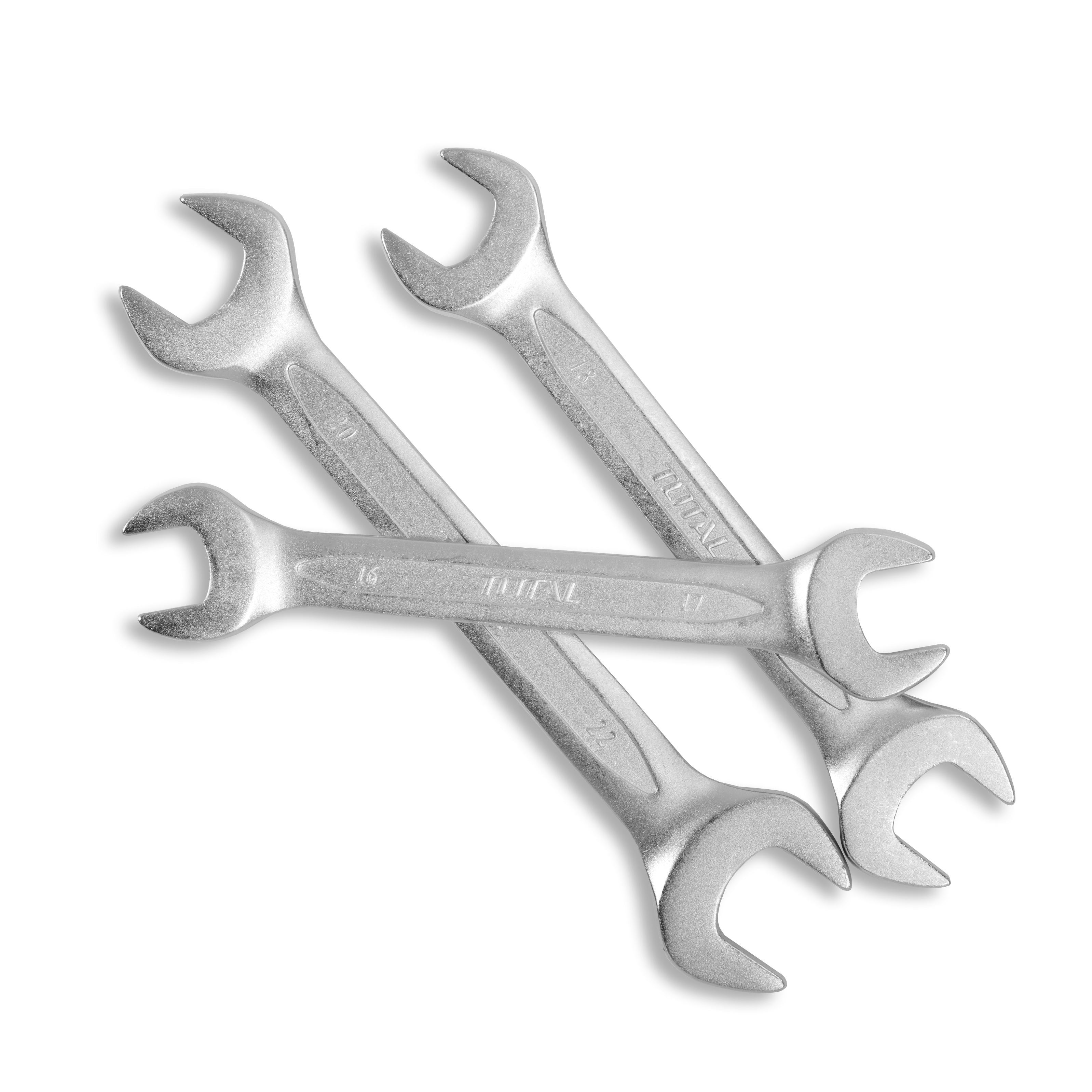 Total 8 Piece Double Open End Spanner Set - THT102386