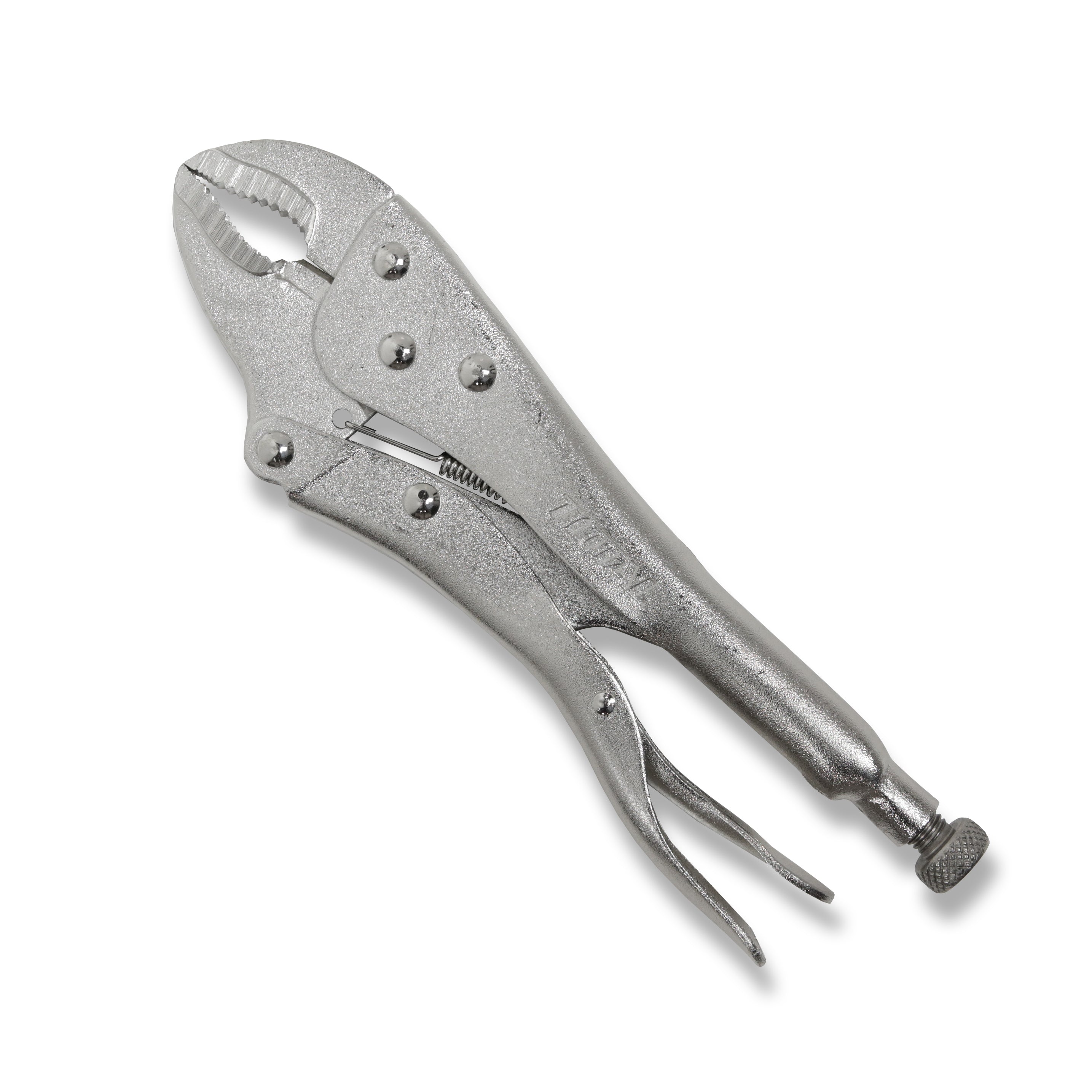 Total Curved Jaw Locking Pliers 180mm 7" - THT190703