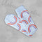Urban Eccentric Ladies Full Terry Welly Socks Blue Rainbow - 1 Pair