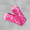 Urban Eccentric Ladies Full Terry Welly Socks Pink Bubbles - 1 Pair
