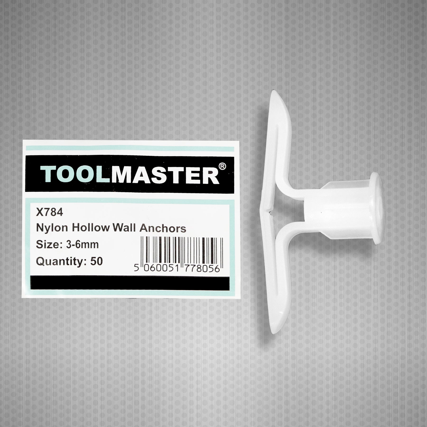Toolmaster Nylon Hollow Wall Anchors - Size 3-6mm