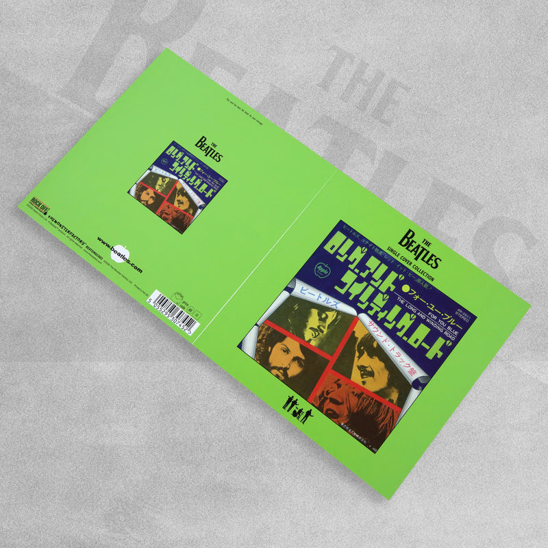 The Beatles Single Cover Collection Greeting Card - For You Blue