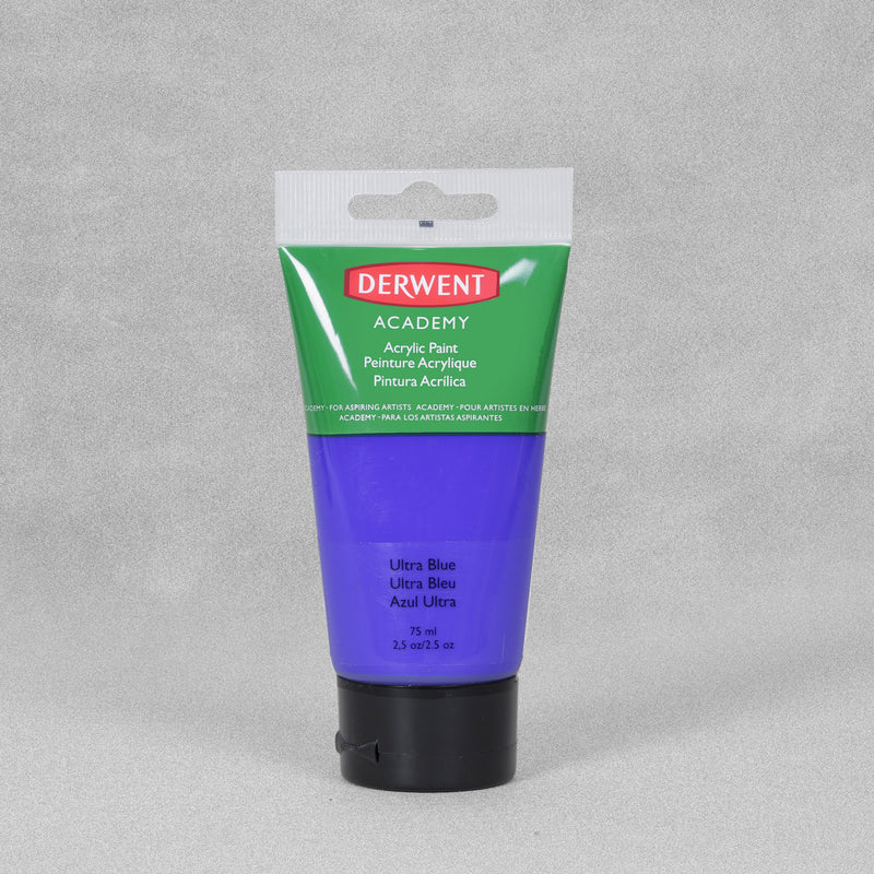 Derwent Academy Acrylic Paint 75ml Tubes