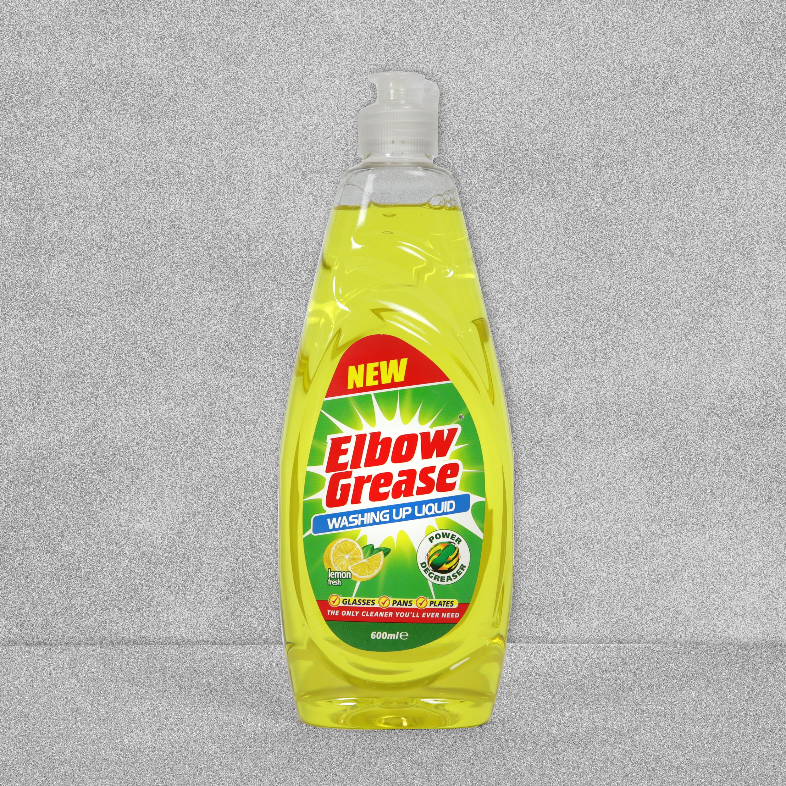 Elbow Grease Washing up Liquid Lemon Scented - 600ml