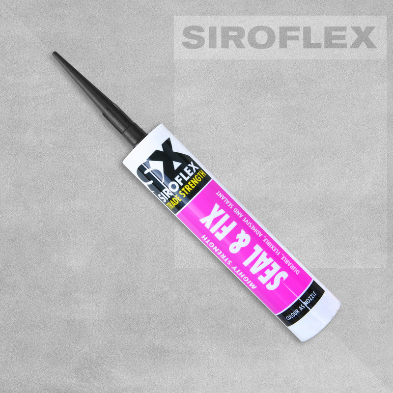 Siroflex Seal & Fix Adhesve & Sealant Black - 290ml