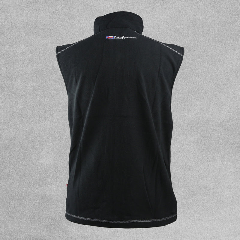 Official Dakar Rallywear Fleece Bodywarmer - Black