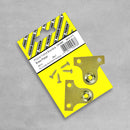 Select Hardware Picture Frame Brackets Brass Plated - 38mm 2 pack