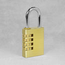 Brass Combination Padlock 40mm