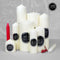 The UK Candle Company Church Pillar Candle 9.8cm x 20cm - Unscented