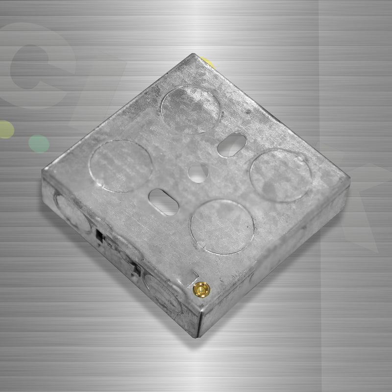 Click Lighting 1 Gang 16mm K.O Box Metal
