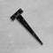 Gate Shed Door Tee Hinge 300mm / 12" - Black