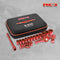 Red Pro Tools 22pc Socket Set 1/4" & 3/8" Drive (6/9.00 Series) - Red