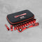Red Pro Tools 13pc Socket Set 3/8" Drive (9.00 Series) - Red