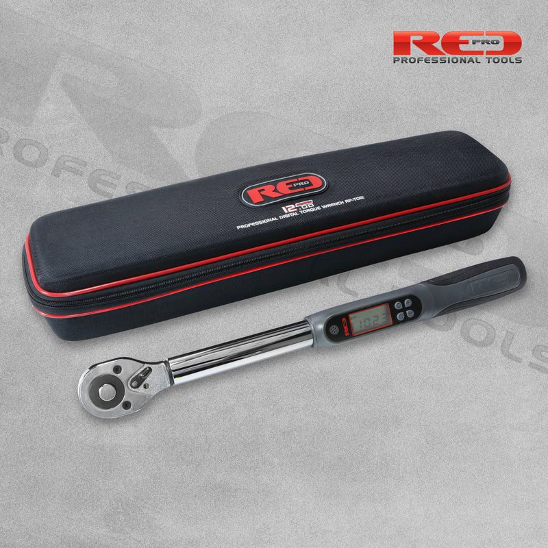 Red Pro Tools 1/2" Drive Digital Torque Wrench (430mm)