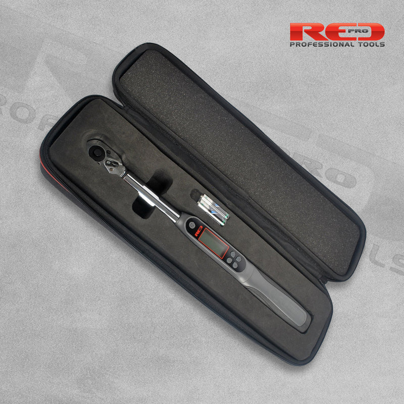 Red Pro Tools 1/2" Drive Digital Torque Wrench (430mm)