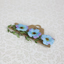 Pansy Flower Braided Hair Garlands  - Pack of 12