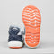 Petasil Jaguar Kids Boys Navy/White Double Strap Leather Trainers