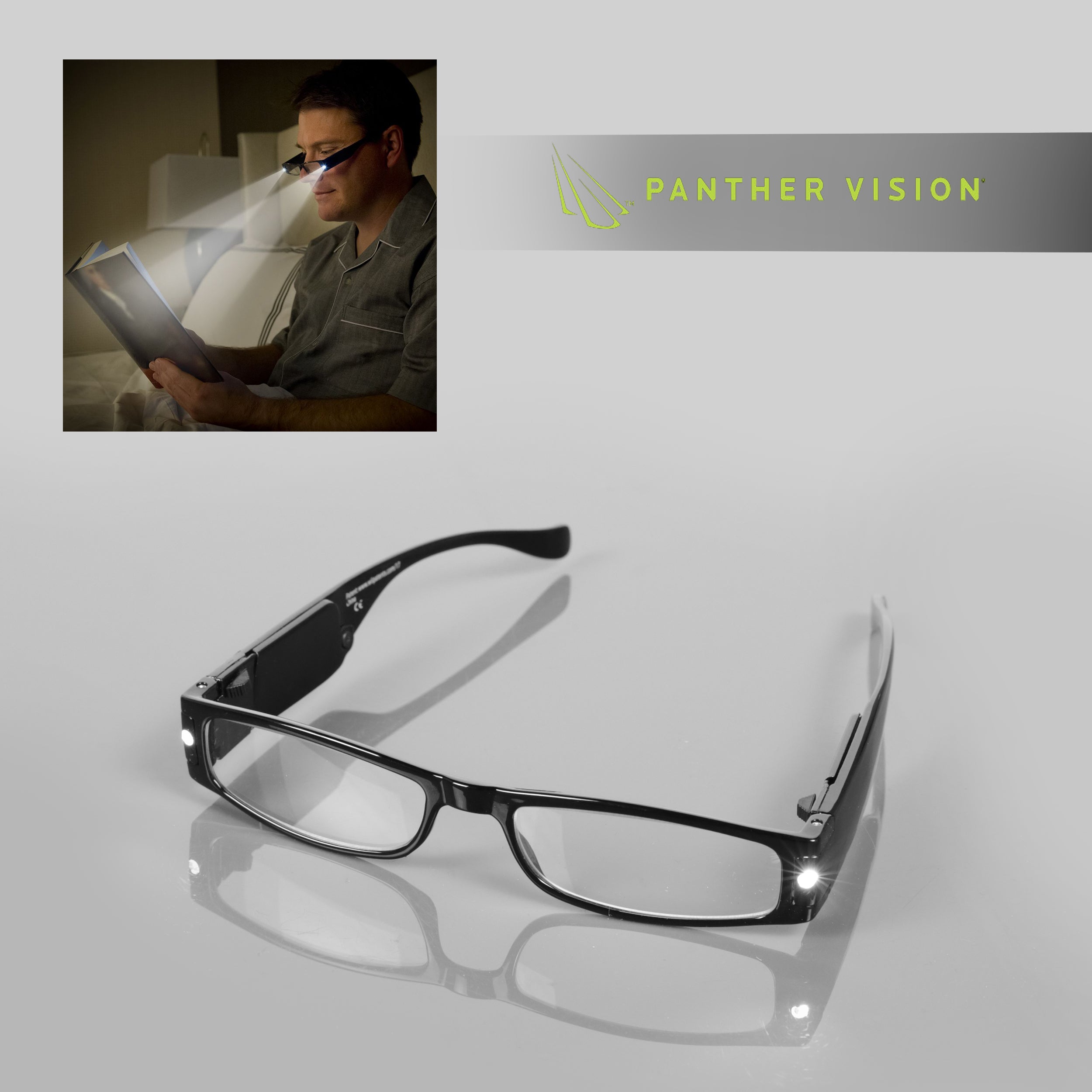 LED Reading/Working Glasses - Various Strength Lenses