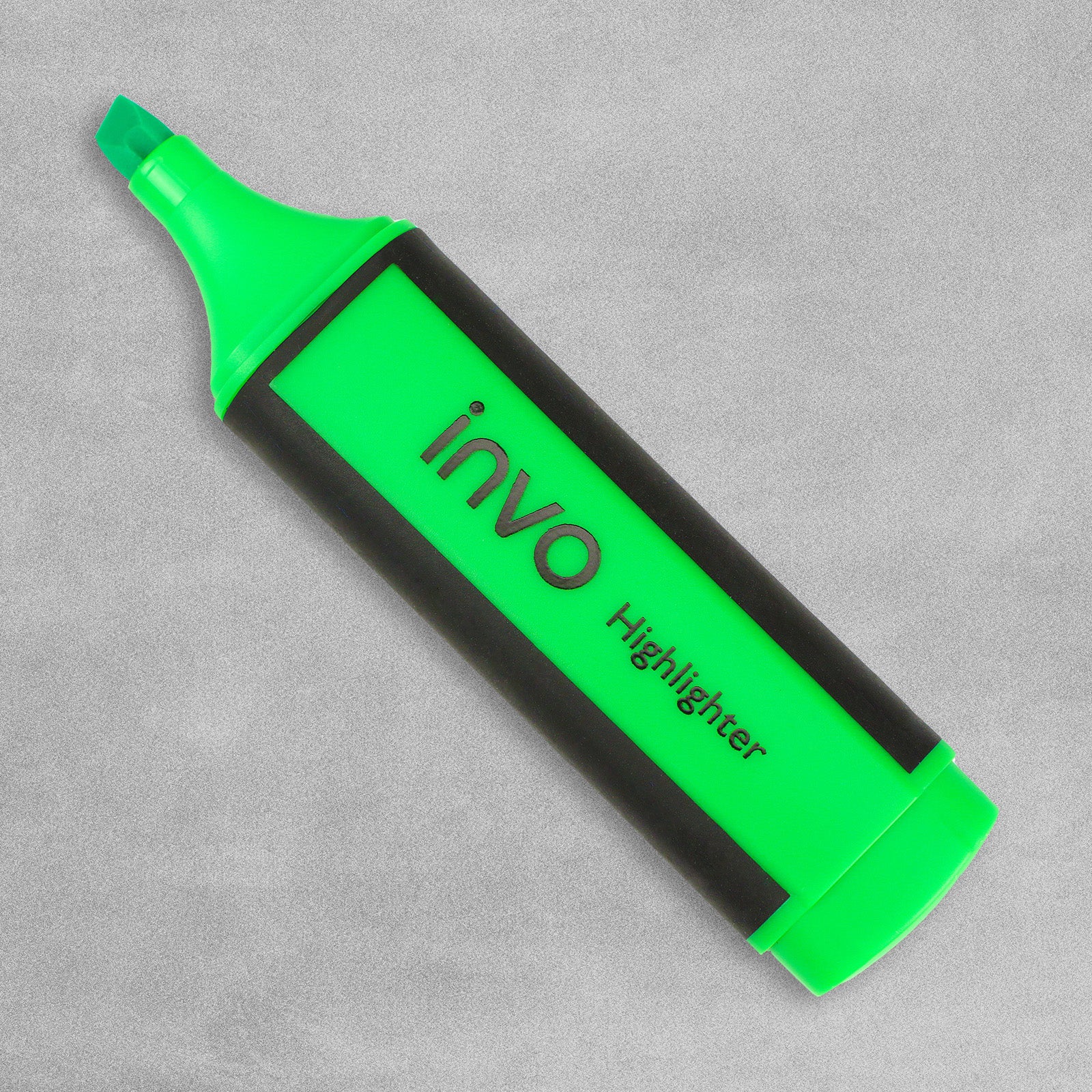 INVO Chisel Tip Highlighters Green Ink - Pack of 4