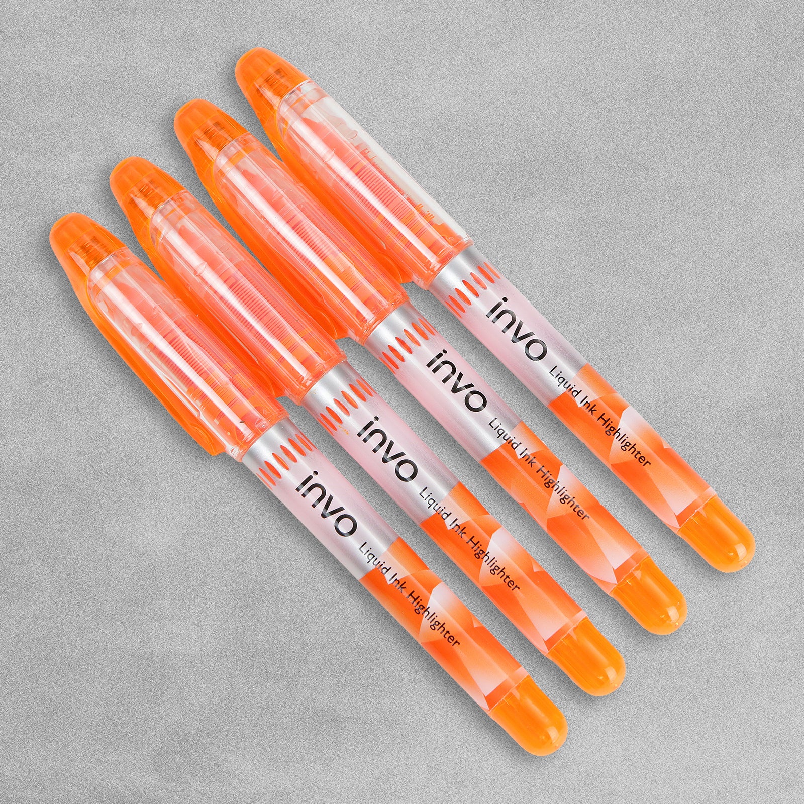 INVO Liquid Ink Highlighter Orange Ink - Pack of 4