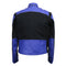 Brema Men's SKIN LOGO Leather Motorcycle Jacket - Blue/Black