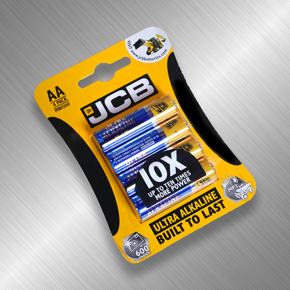 JCB Ultra Alkaline AA - 4 Pack