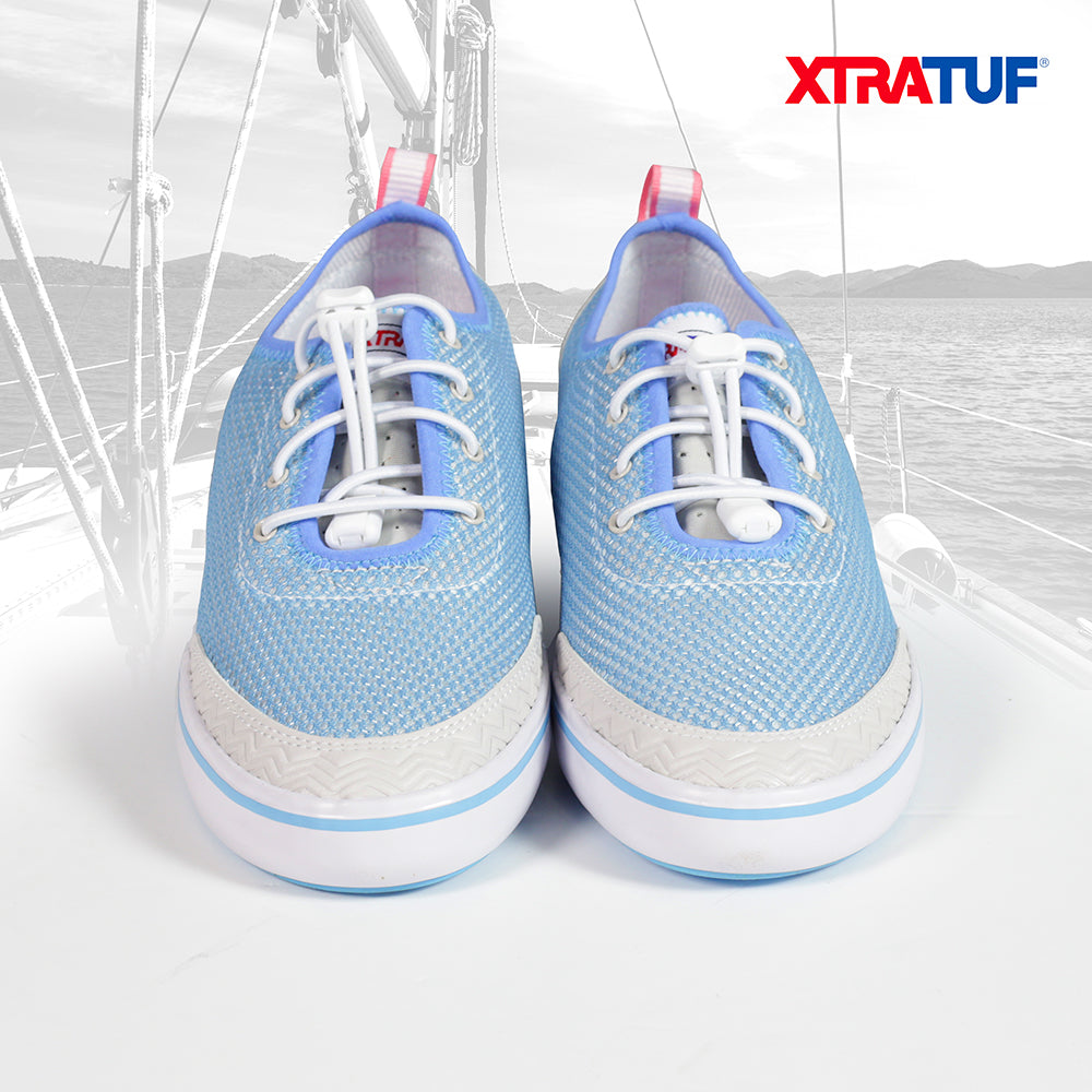 XTRATUF Women s Riptide Blue White Water Shoes
