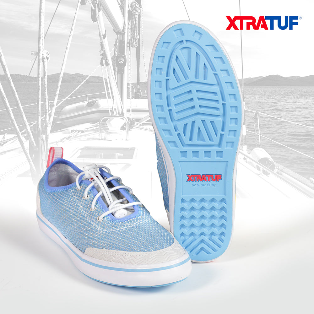 XTRATUF Women's Riptide Blue/White Water Shoes