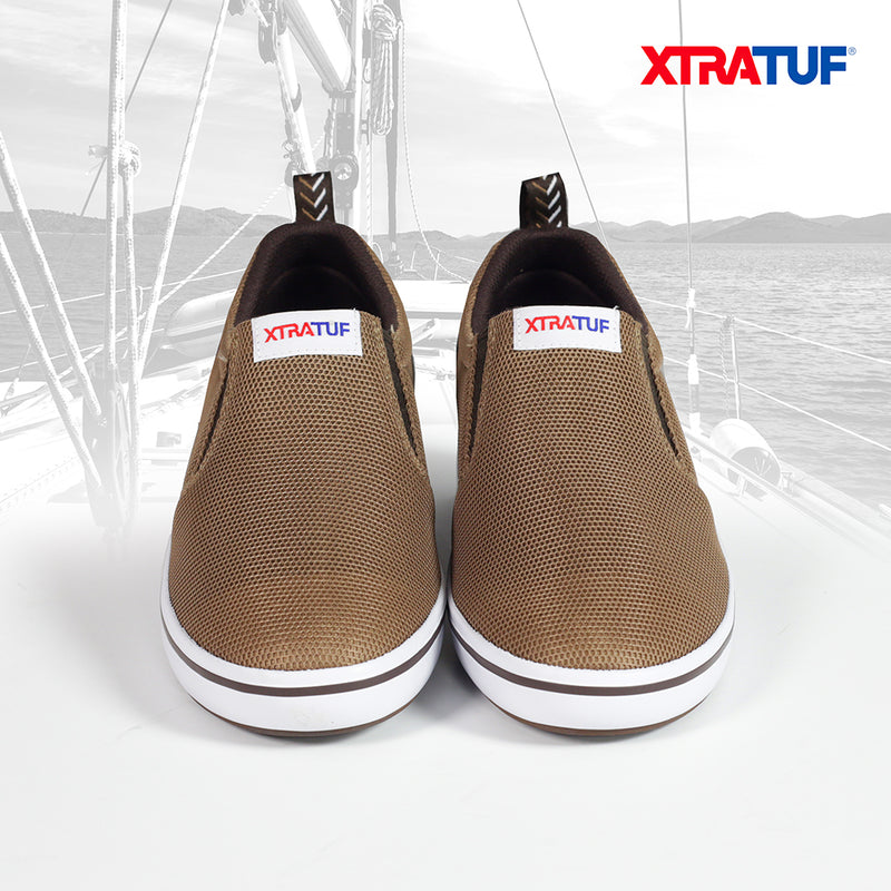 XTRATUF Men's Sharkbyte Airmesh Brown Shoes