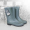 Briers Tronchetto Half Length Rubber Wellington Boots Green - Size 4
