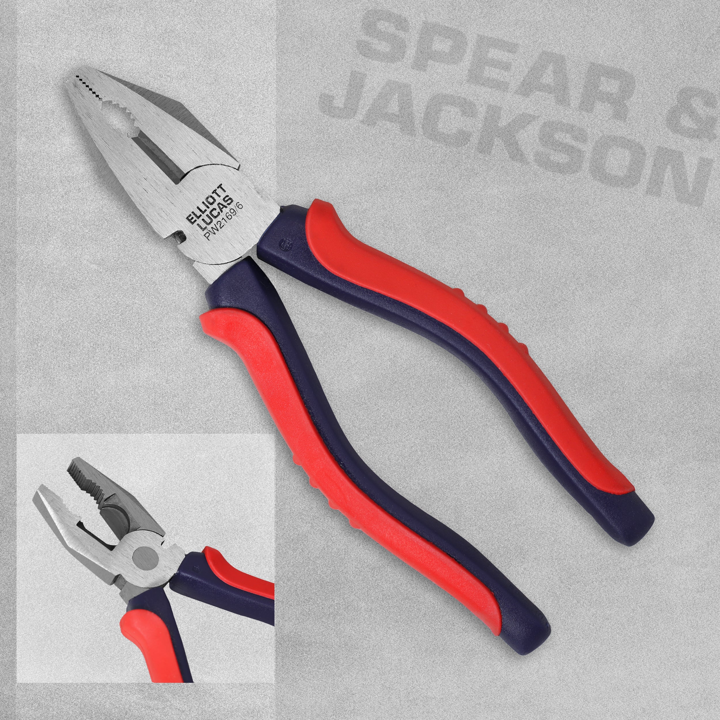 Spear & Jackson Elliott Lucas Maxi Grip Combination Pliers 6"