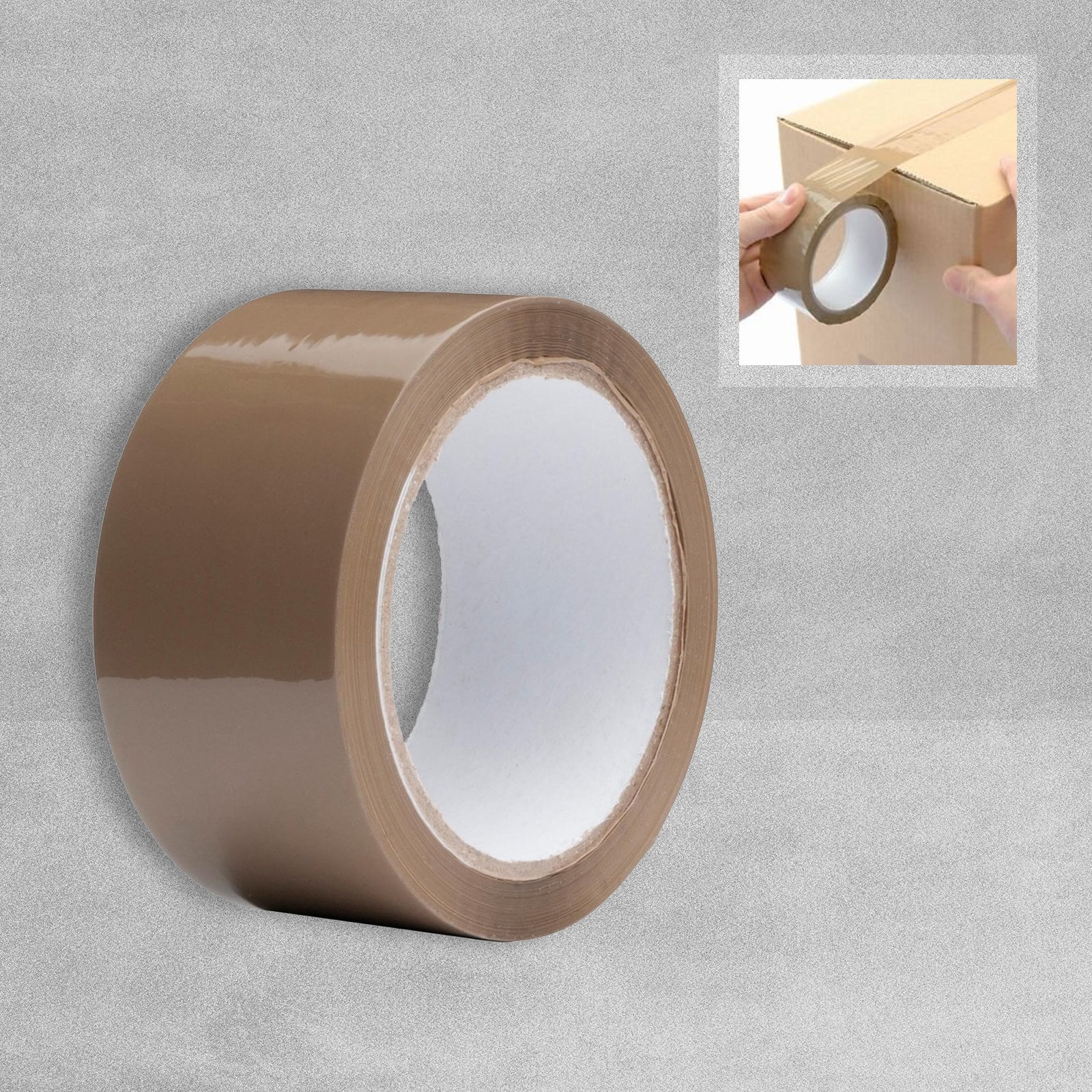 Brown Packing Sticky Tape 48mm x 66m - 1 Roll