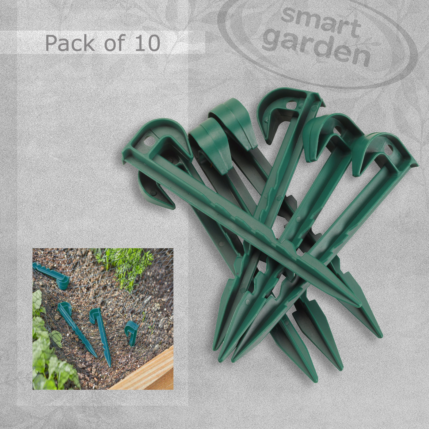Smart Garden Multi-Use Garden Pegs - Pack of 10