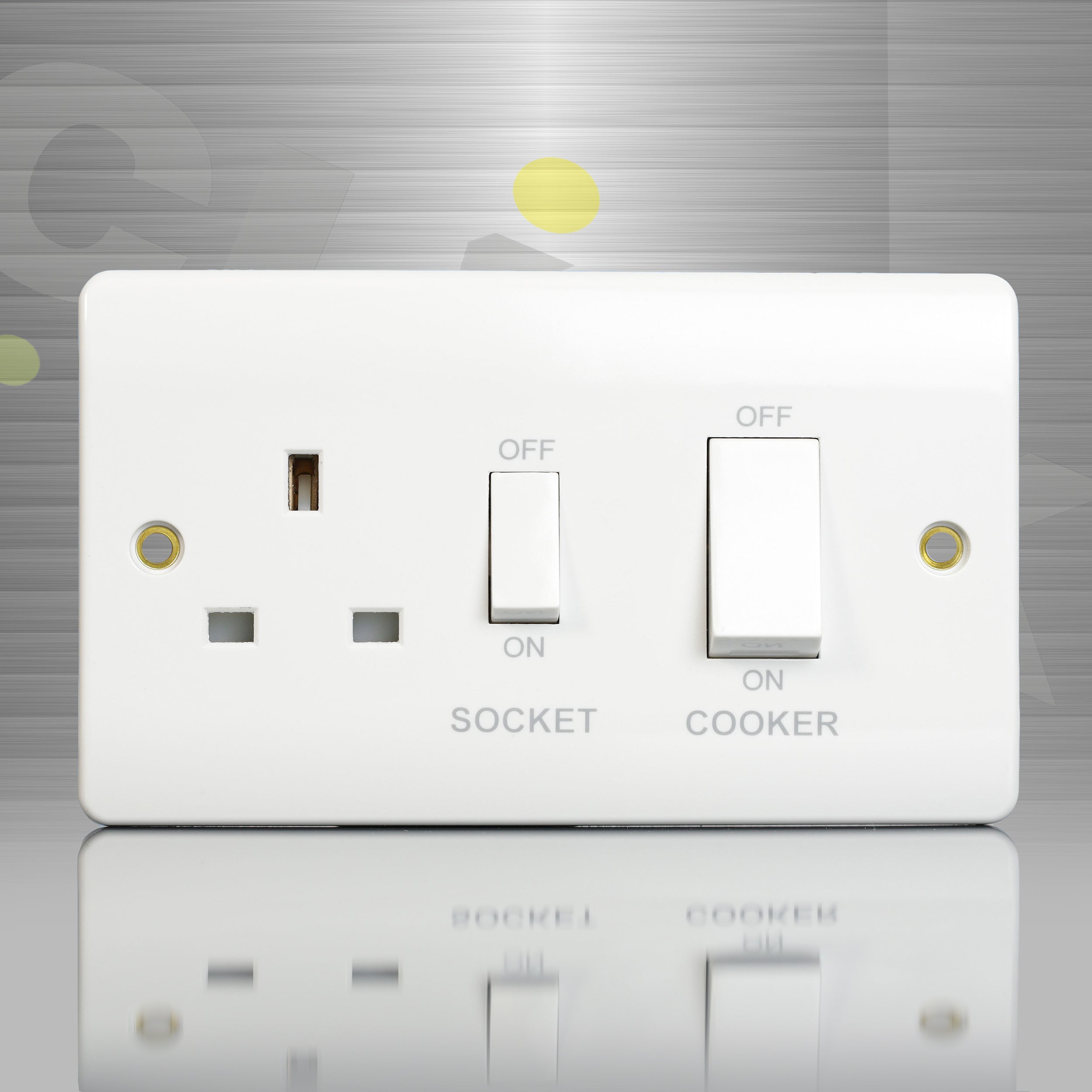 Click Mode Cooker 45A DP Switch + 13A DP Switched Socket
