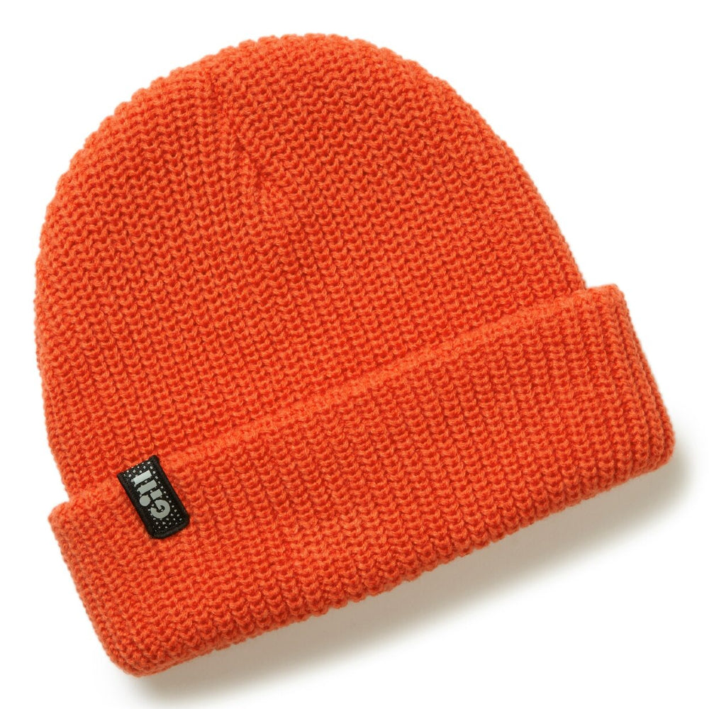 Gill Floating Knit Beanie Hat - Orange