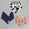 Skibz Original Bandana Baby Bib - Cow Print