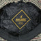Tweed Cap - Black/Orange/Cream Wide Herringbone 8 Panel Newsboy / Baker Boy  - 0363
