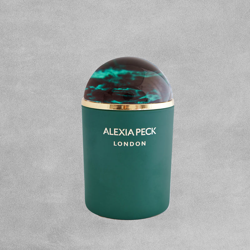 Alexia Peck 'London' Amber & Rose Candle and Paperweight