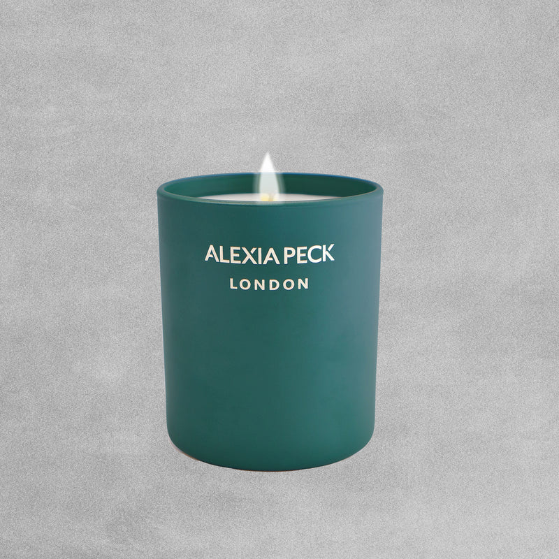 Alexia Peck 'London' Amber & Rose Candle and Paperweight