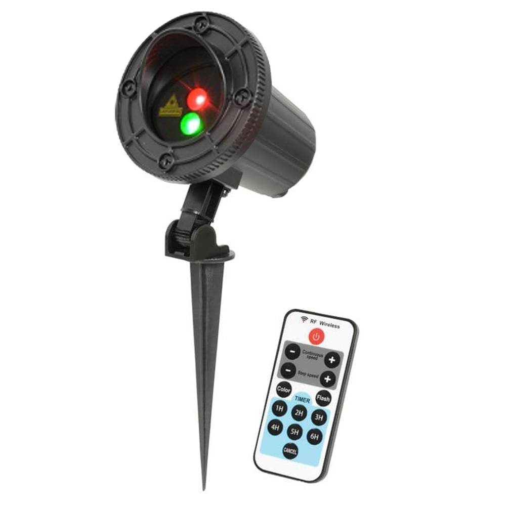 QTX - Garden Laser Red and Green Firefly & Snowflakes - (152.772UK)