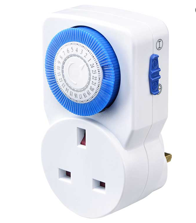 Masterplug 24 Hour Adjustable Socket Timer