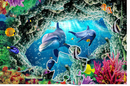 1000 Piece Jigsaw Puzzle Dancing Dolphins